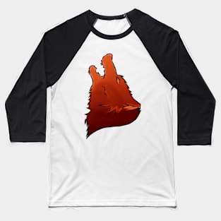 Blazing Wolf Baseball T-Shirt